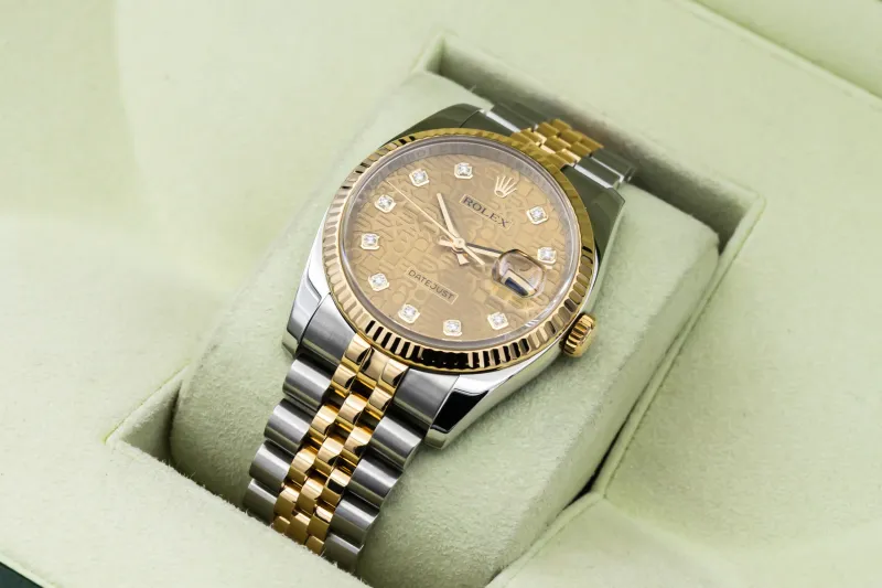Rolex DateJust 36mm Steel & 18ct Yellow Gold Jubilee 116233 2013