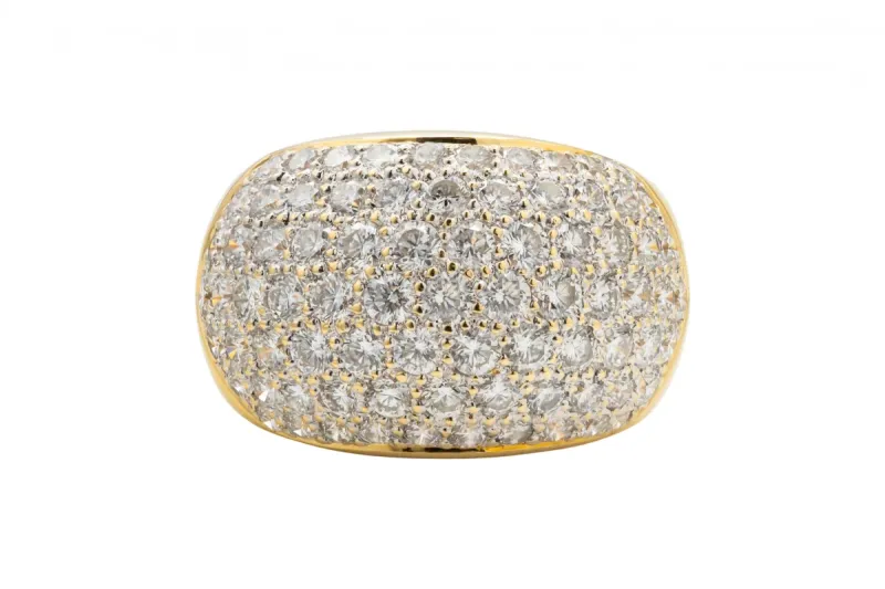 18ct Yellow Gold Diamond Ring 2ct Vs 11.8g