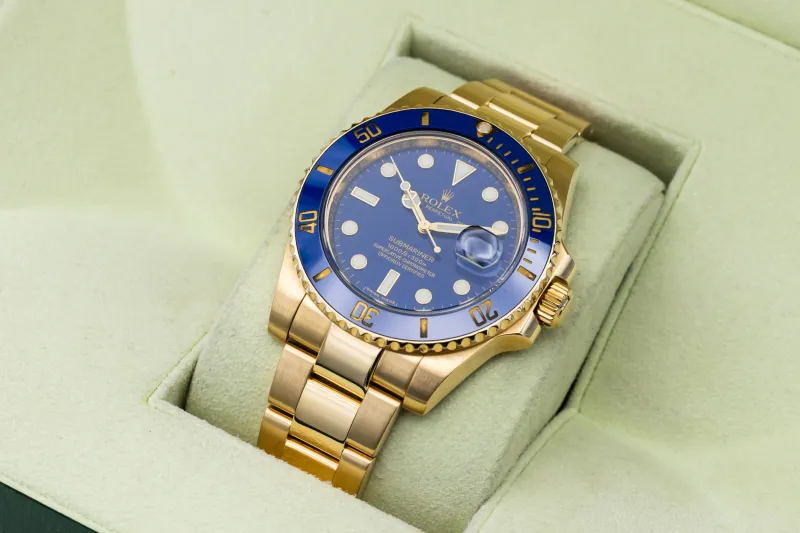 Rolex Submariner 40mm 18ct Yellow Gold Oyster 116618LB 2010