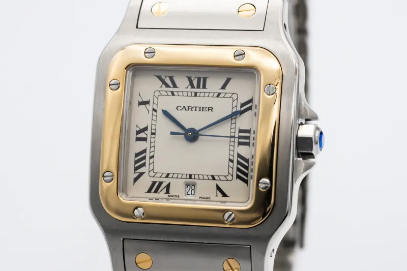 Cartier Santos Galbee 29mm Steel & 18ct Yellow Gold 1566 Circa 1990s