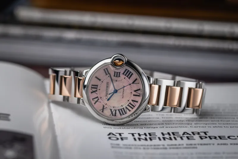 Cartier Ballon Bleu de Cartier 36mm Steel & 18ct Rose Gold W6920033 Circa 2015