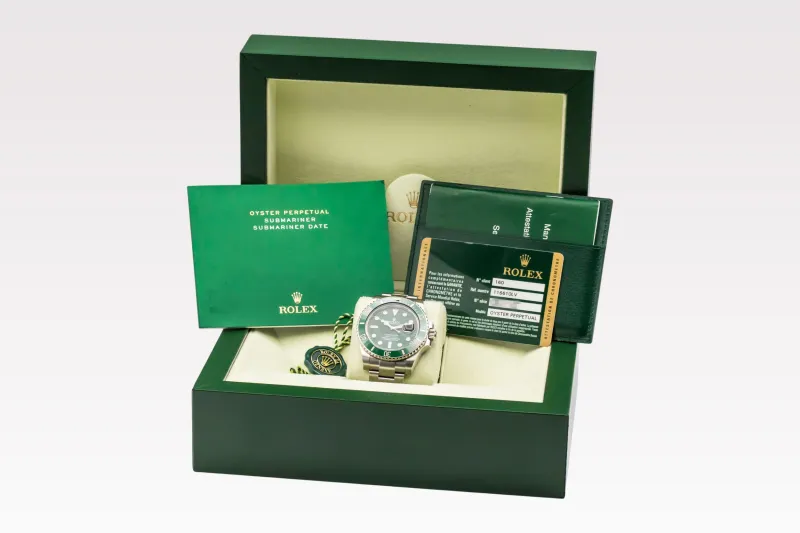 Rolex Submariner Date 40mm 'Hulk' Stainless Steel Oyster 116610LV 2014