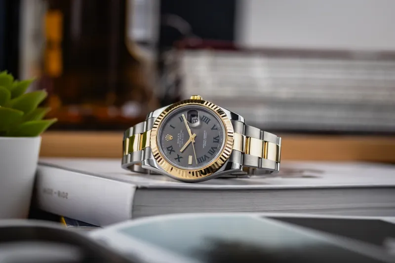 Rolex DateJust II 41mm 'Wimbledon' Steel & 18ct Yellow Gold Oyster 116333 2009