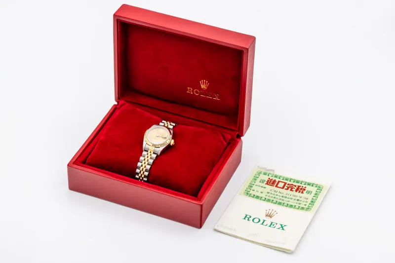 Rolex Lady DateJust 26mm Steel & 18ct Yellow Gold Jubilee 69173 1996