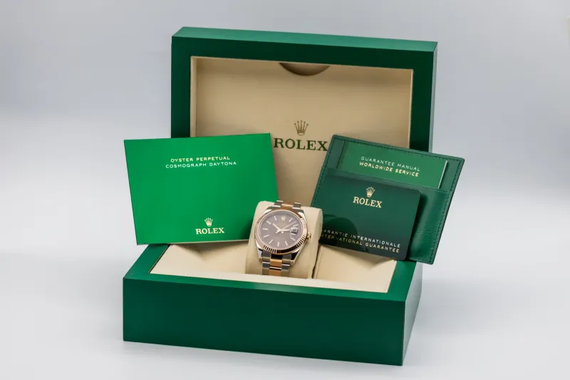 Rolex DateJust 41mm Steel & 18ct Rose Gold Oyster 126331 2021