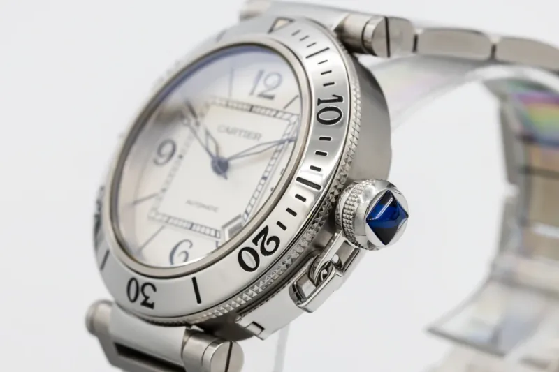 Cartier Pasha Seatimer 40mm Stainless Steel W31080M7/2790 Circa 2010