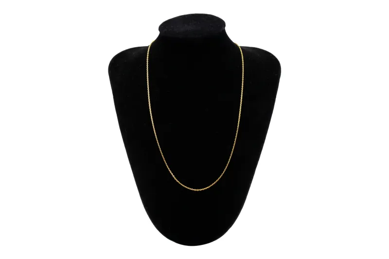 9ct Yellow Gold Anchor Link Chain 18” 1.8g
