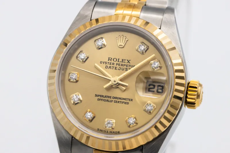 Rolex Lady DateJust 26mm Steel & 18ct Yellow Gold Jubilee 79173 2004
