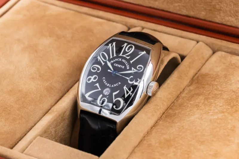 Franck Muller Casablanca 39mm x 55mm Black Leather 8880 C DT 2010