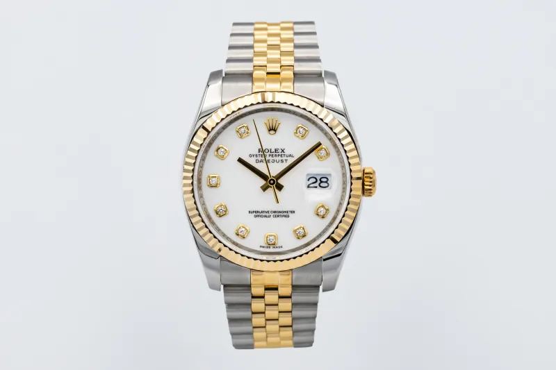 Rolex DateJust 36mm Steel & 18ct Yellow Gold Jubilee 116233 2016