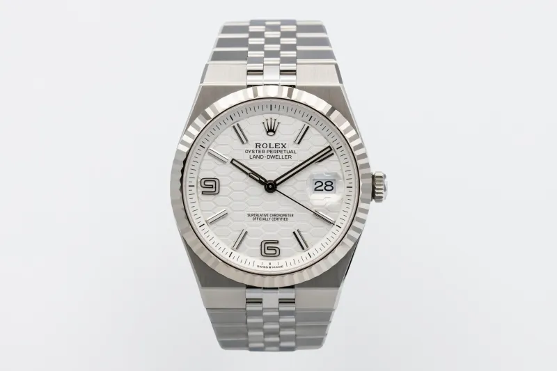Rolex Land-Dweller 40mm Stainless Steel Flat Jubilee 127334 2026