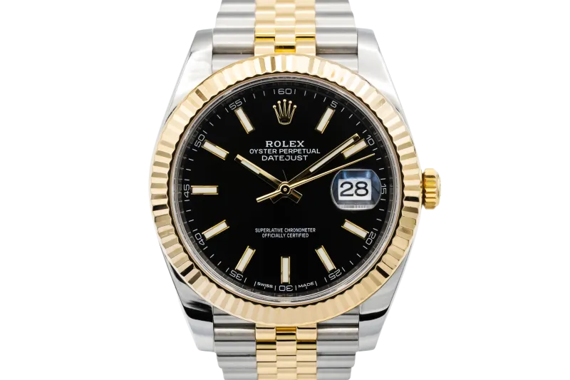 Rolex DateJust 41mm Steel 18ct Yellow Gold Jubilee 126333 2018