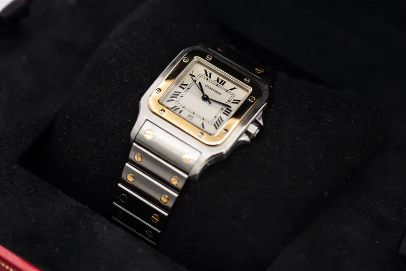 Cartier Santos Galbee 29mm Steel & 18ct Yellow Gold 1566 Circa 1990s