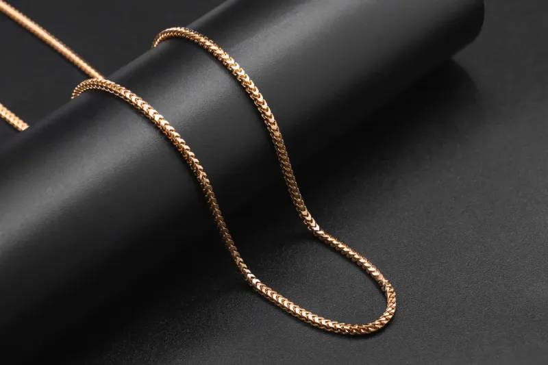 9ct Rose Gold Franco Chain 24.1g