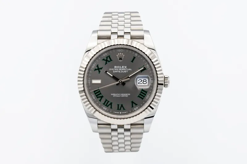 Rolex DateJust 41mm 'Wimbledon' Stainless Steel Jubilee 126334 2023