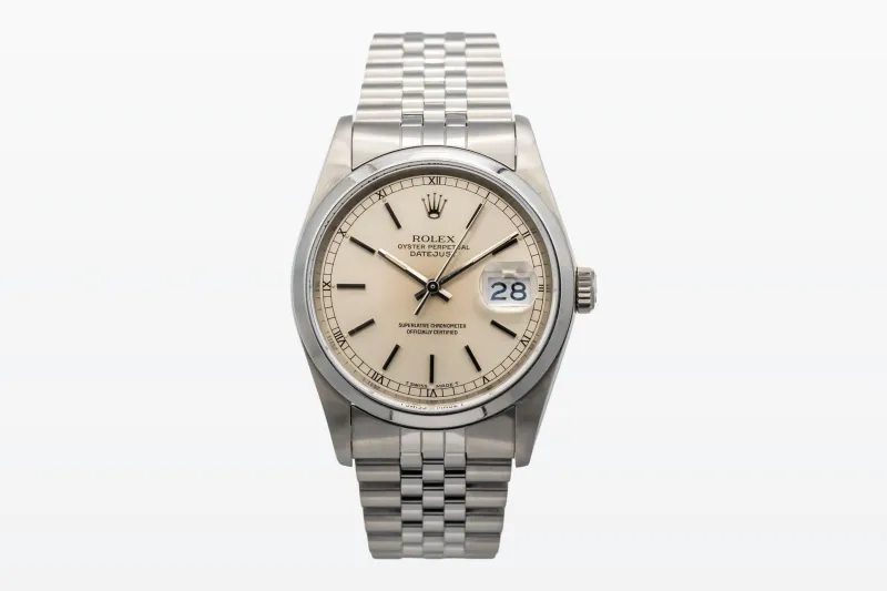 Rolex DateJust 36mm Stainless Steel Jubilee 16200 1988