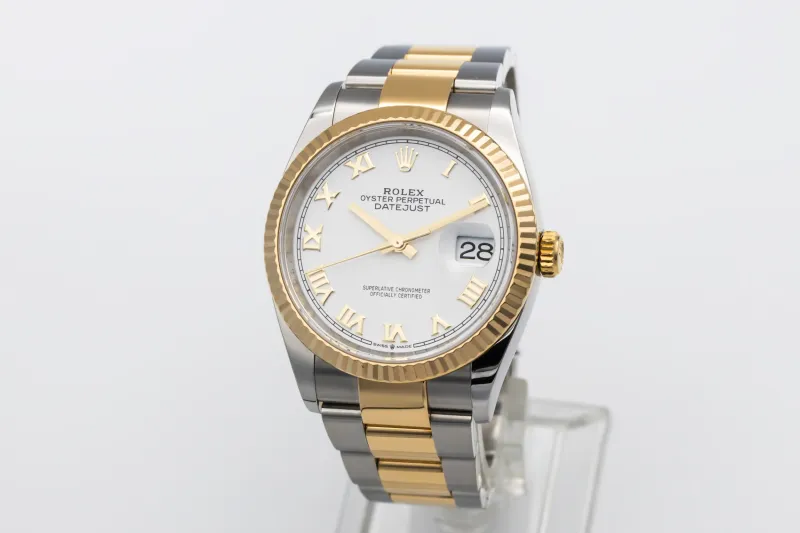 Rolex DateJust 36mm Steel & 18ct Yellow Gold Oyster 126233 2018