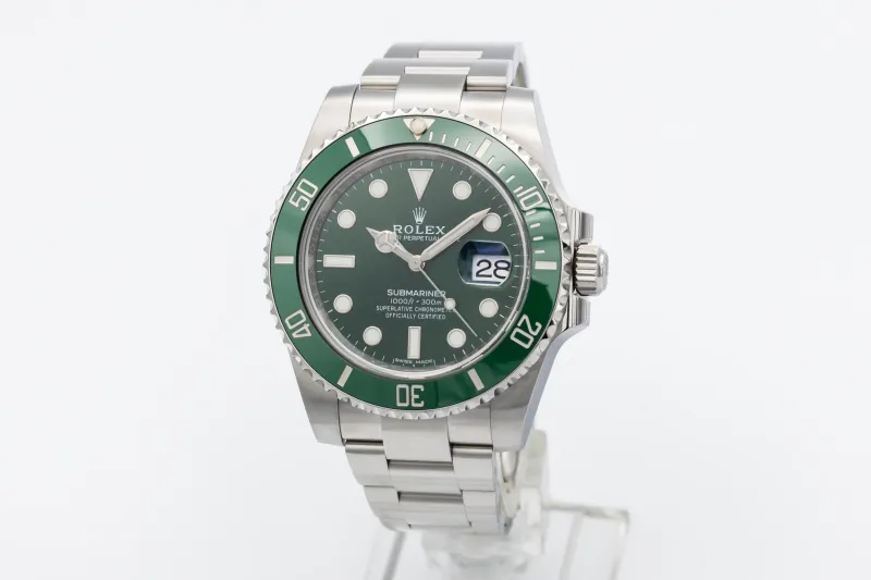 Rolex Submariner Date 40mm 'Hulk' Stainless Steel Oyster 116610LV 2016