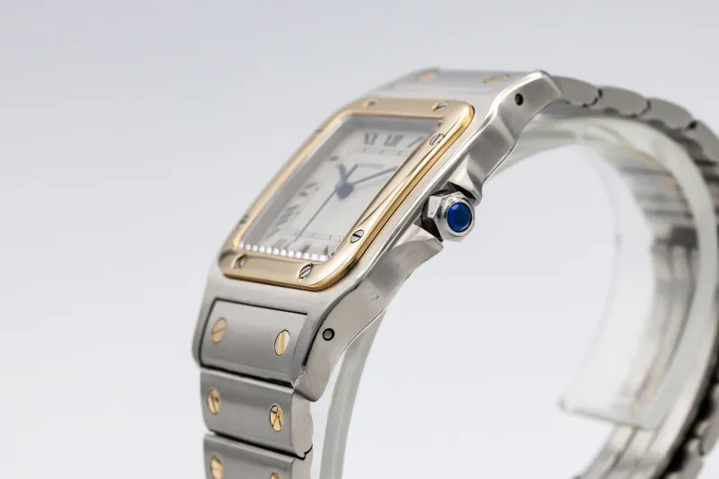 Cartier Santos Galbee 29mm Steel & 18ct Yellow Gold 1566 Circa 1990s