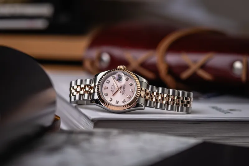 Rolex Lady DateJust 26mm Steel & 18ct Rose Gold Jubilee 179171 2008