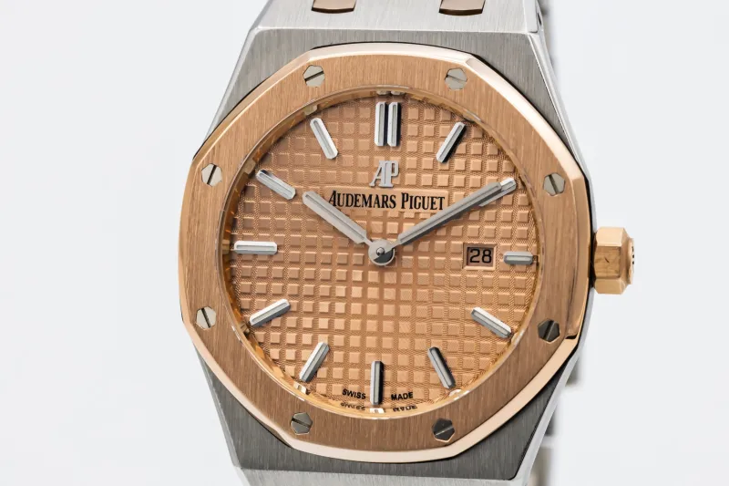 Audemars Piguet Royal Oak Lady 33mm Steel & 18ct Rose Gold 67650SR.OO Circa 2018