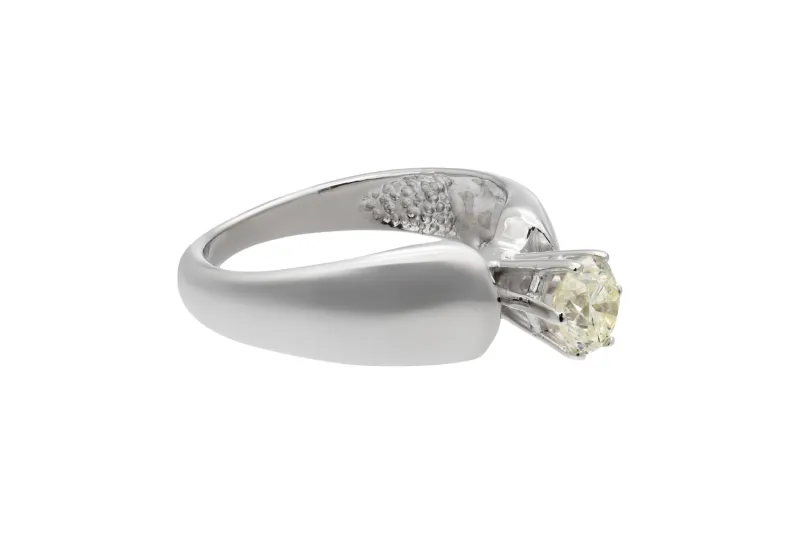 14ct White Gold Diamond Engagement Ring 0.60ct 5.2g