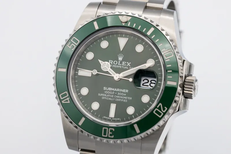 Rolex Submariner 40mm 'Hulk' Stainless Steel Oyster 116610LV 2017 UNWORN