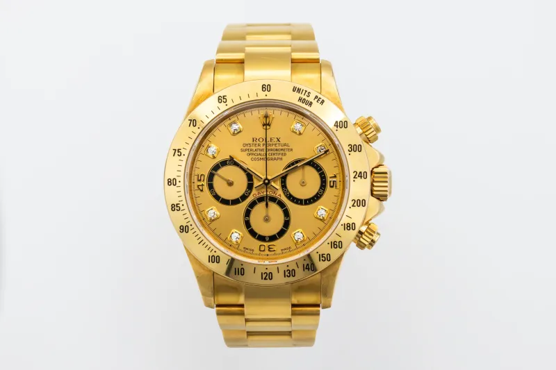Rolex Cosmograph Daytona Zenith 40mm 18ct Yellow Gold Oyster 16528 1991