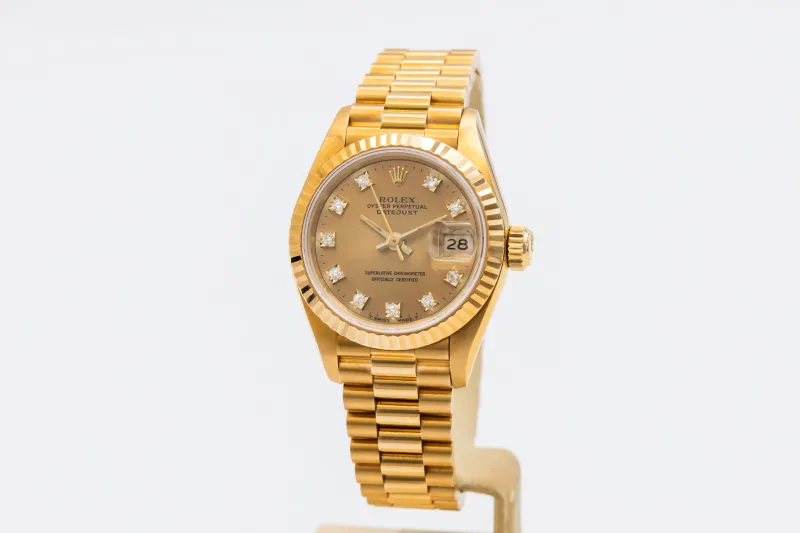Rolex Lady DateJust 26mm 18ct Yellow Gold Presidential 69178 1993