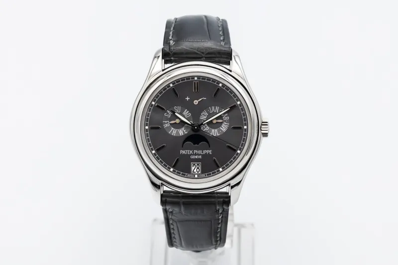 Patek Philippe Annual Calendar 39mm Black Leather 5146P-001 2008