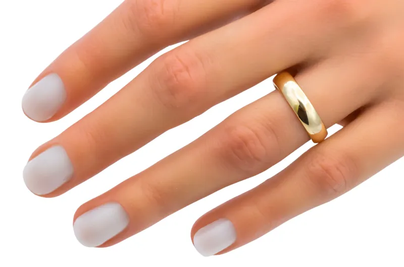 18ct Yellow Gold Wedding Band Ring 5.8g