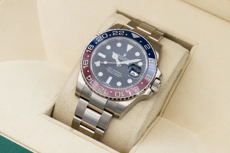 Rolex GMT-Master II 40mm 'Pepsi' 18ct White Gold Oyster 116719BLRO 2016