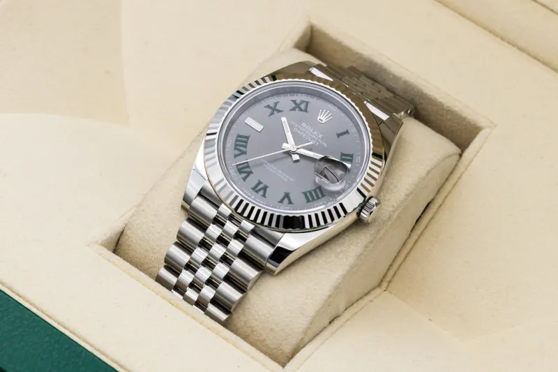 Rolex DateJust 41mm 'Wimbledon' Stainless Steel Jubilee 126334 2026 UNWORN