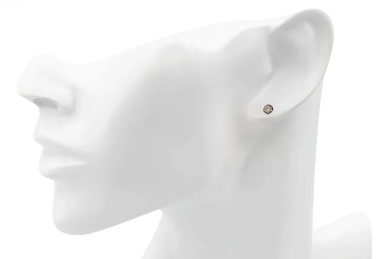 Platinum Diamond Stud Earrings 0.20ct