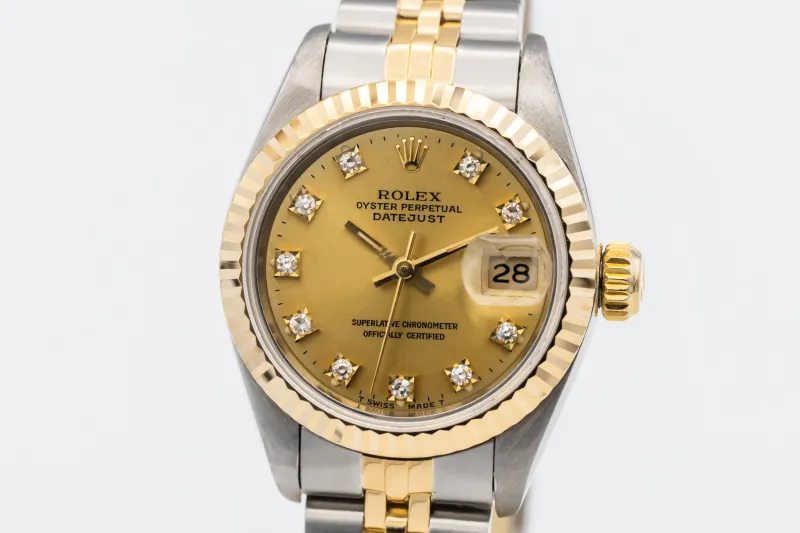 Rolex Lady DateJust 26mm Steel & 18ct Yellow Gold 69173 1993