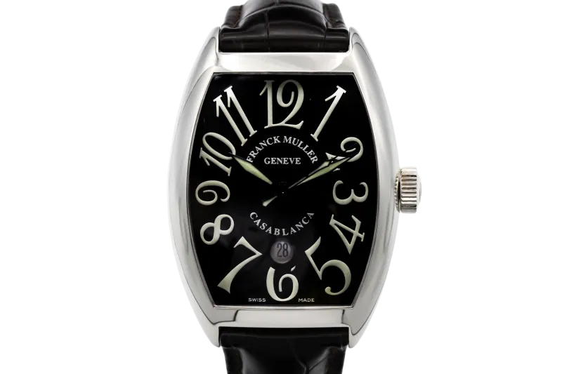 Franck Muller Casablanca 39mm x 55mm Black Leather 8880 C DT 2010