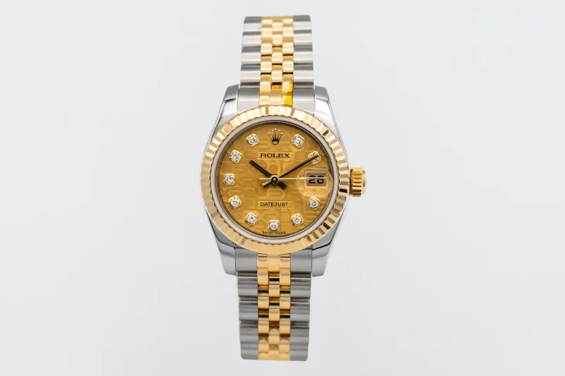 Rolex Lady DateJust 26mm Steel & 18ct Yellow Gold Jubilee 179173 2013