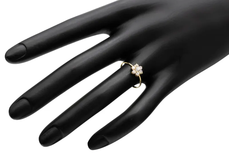 18ct Yellow Gold Diamond Ring 0.35ct