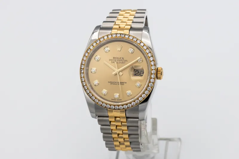 Rolex DateJust 36mm Steel & 18ct Yellow Gold Jubilee 116243 2012