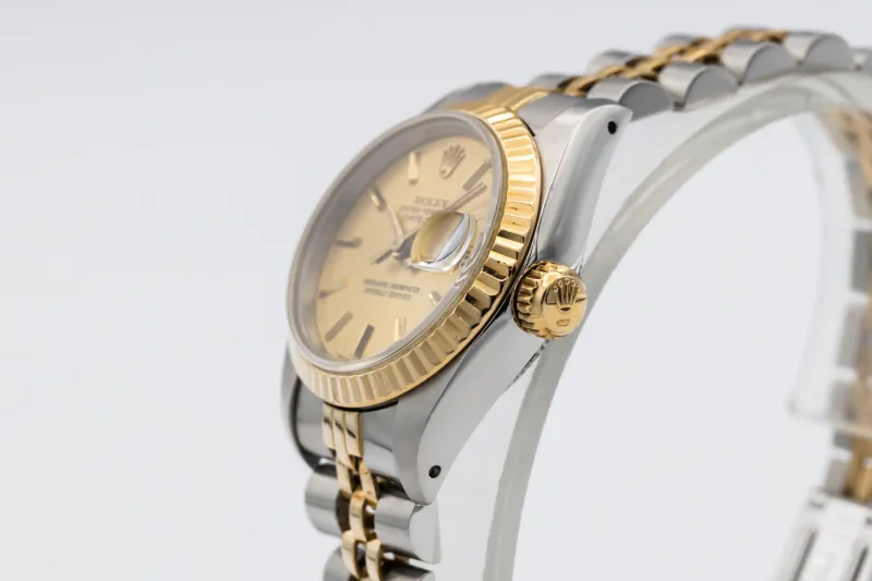 Rolex Lady DateJust 26mm Steel & 18ct Yellow Gold Jubilee 69173 1986