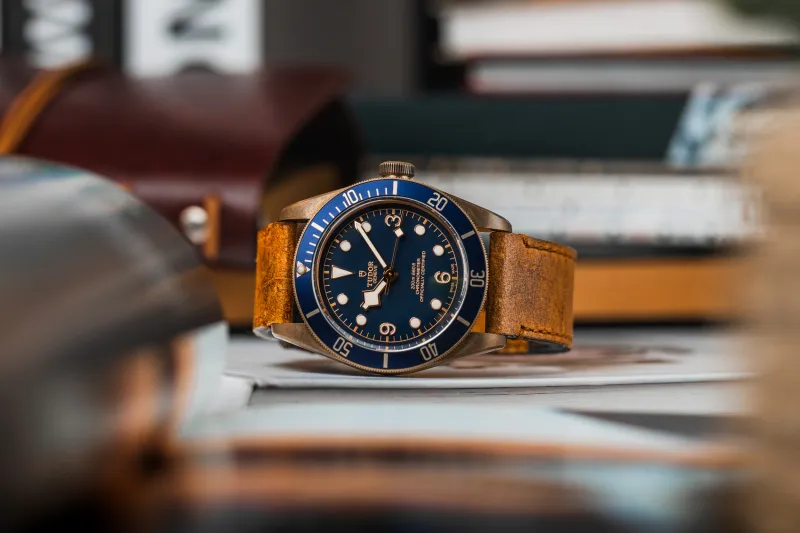 Tudor Black Bay Bronze 43mm Aged Tan Leather 79250BB 2018