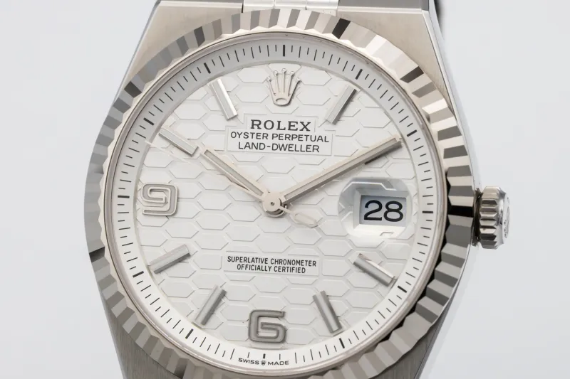 Rolex Land-Dweller 40mm Stainless Steel Flat Jubilee 127334 2026