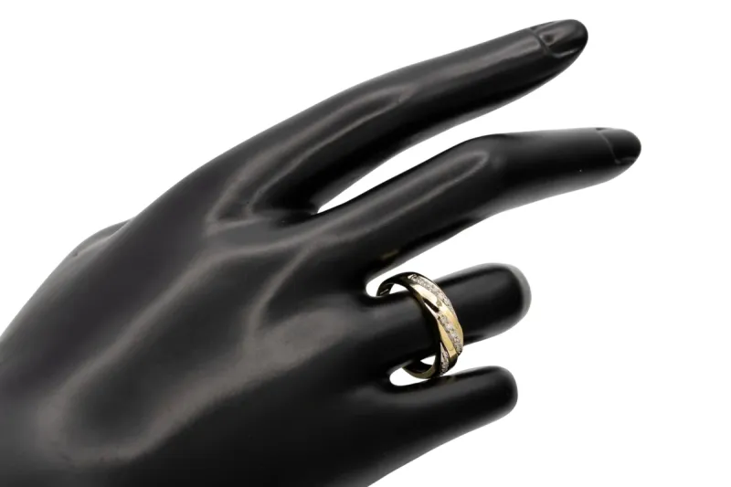 9ct Yellow Gold Ladies Diamond Ring 0.34ct