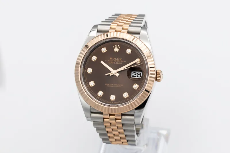 Rolex DateJust 41mm Steel & 18ct Rose Gold Jubilee 126331 2022