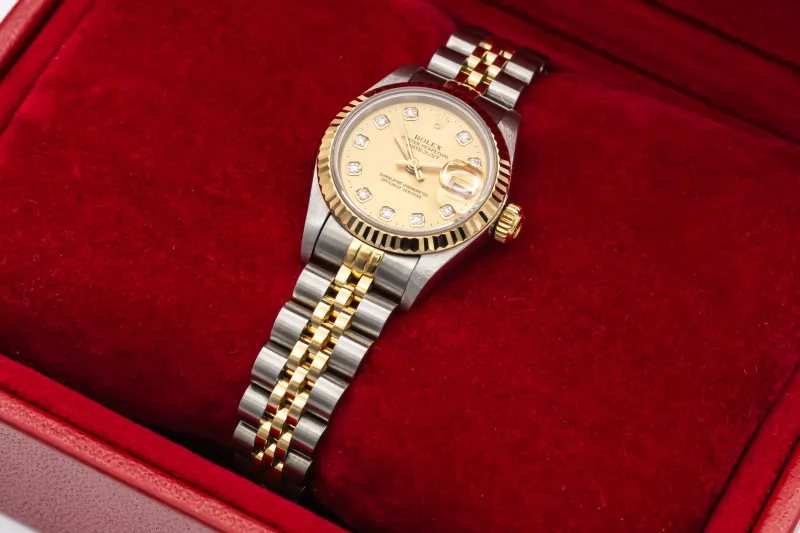 Rolex Lady DateJust 26mm Steel & 18ct Yellow Gold Jubilee 69173 1996