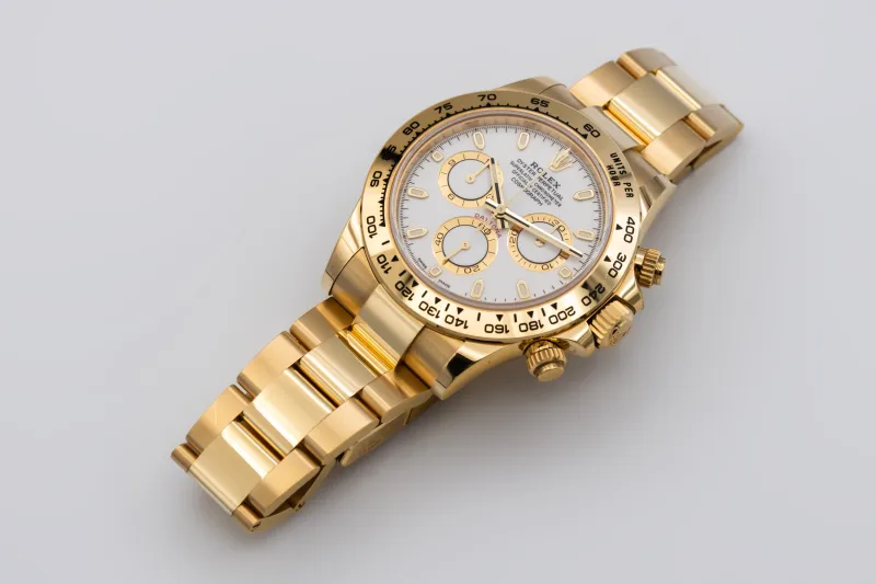 Rolex Cosmograph Daytona 40mm 18ct Yellow Gold Oyster 116508 2022