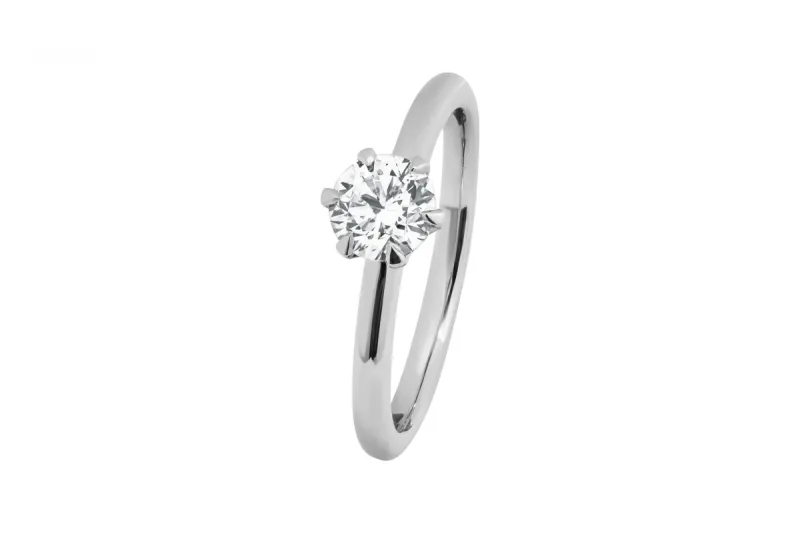 Platinum Diamond Engagement Ring 0.51ct D VVS1 GIA Certified