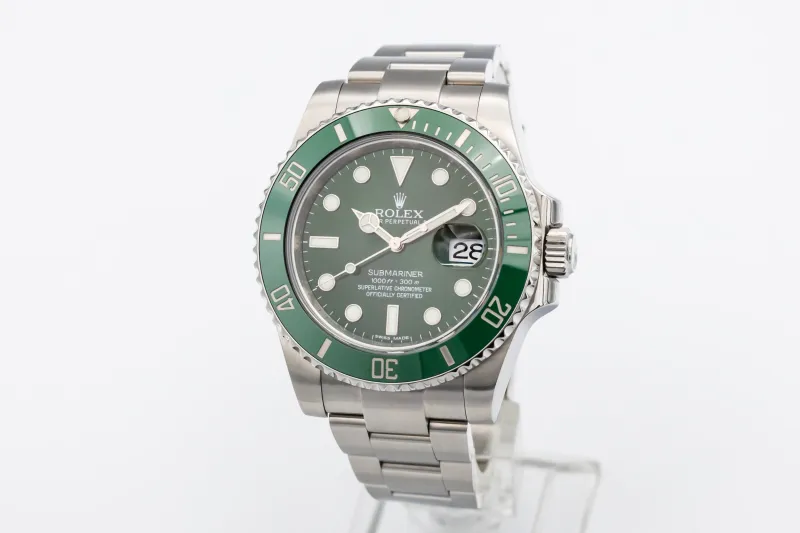 Rolex Submariner Date 40mm 'Hulk' Stainless Steel Oyster 116610LV 2014