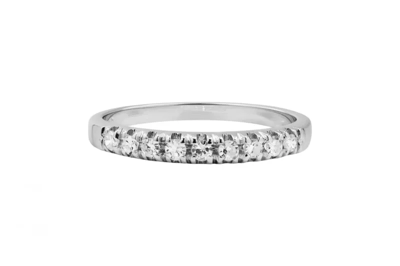 18ct White Gold Diamond Eternity Ring 0.30ct