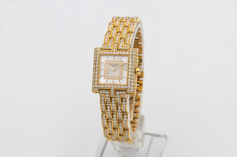 Patek Philippe Gondolo 24mm x 25mm 18ct Yellow Gold Diamond 4874/1J 2010